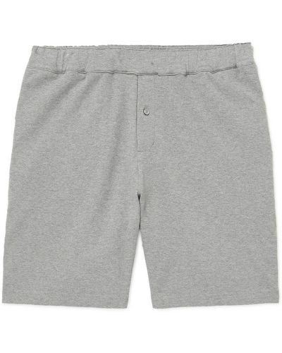 MR P. Cotton-jersey Pajama Shorts - Gray