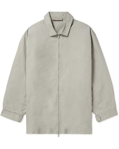 Fear Of God Cotton-blend Twill Jacket - Gray