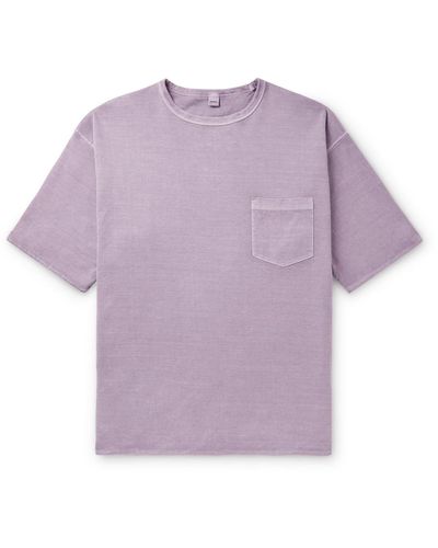 Aspesi Cotton-jersey T-shirt - Purple