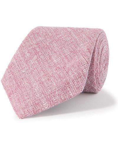 MR P. 7cm Linen Tie - Pink