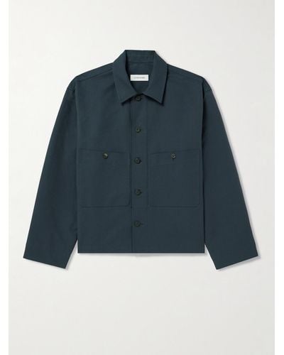 LE17SEPTEMBRE Cotton-blend Chore Jacket - Blue