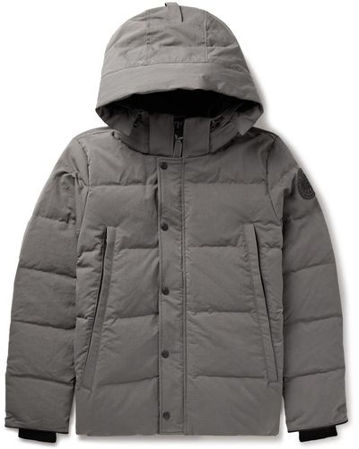 Canada Goose Wyndham Arctic Tech® Hooded Down Parka - Gray