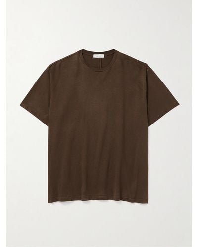 SSAM Organic Cotton-jersey T-shirt - Brown