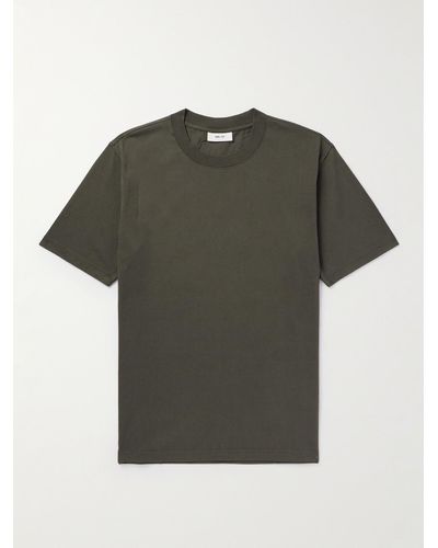 NN07 Adam 3209 Pima Cotton-jersey T-shirt - Green