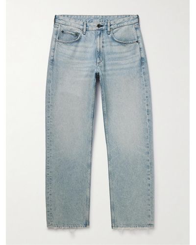 Rag & Bone Fit 4 Straight-leg Frayed Jeans - Blue