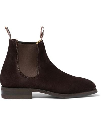 R.M.Williams Comfort Craftsman Suede Chelsea Boots - Brown