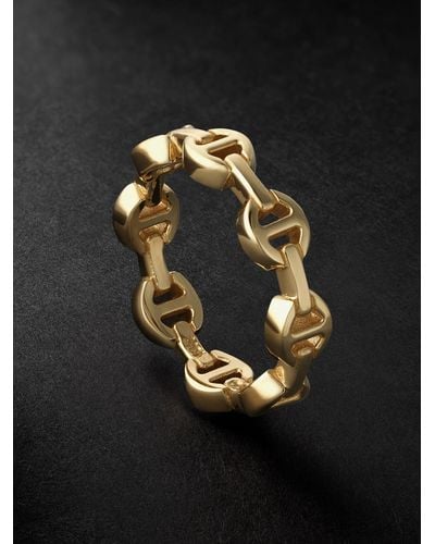 Hoorsenbuhs Dame Tri-Link Ring aus Gold - Schwarz