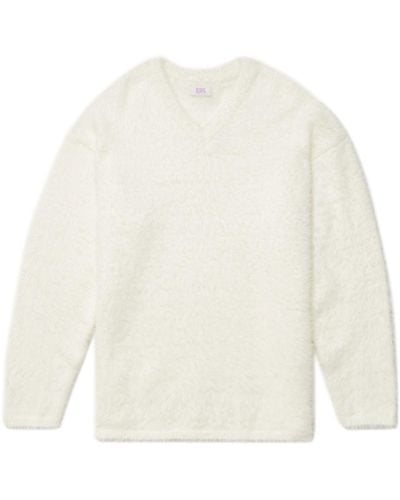 ERL Recycled-knitted Sweater - White