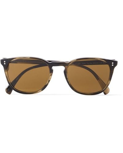 Oliver Peoples Finley Esq. D-frame Tortoiseshell Acetate Sunglasses - Natural