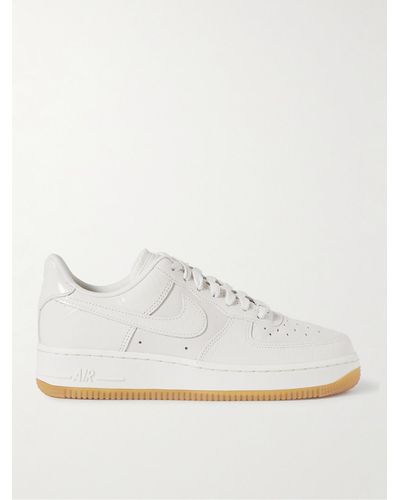 Nike Air Force 1 '07 Lx Croc-effect Leather Trainers - White