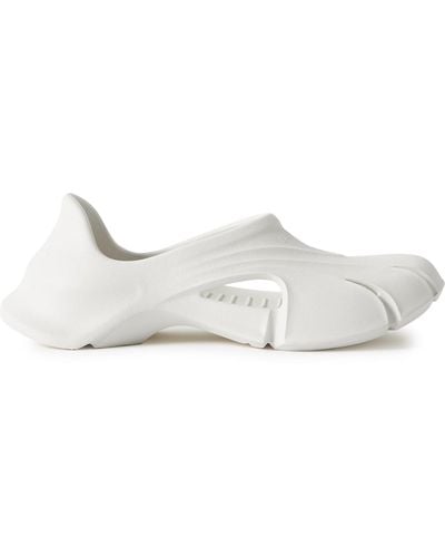 Balenciaga Mold Closed Rubber Sandals - White