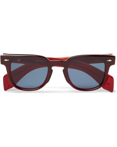 Jacques Marie Mage Jax Square-frame Acetate Sunglasses - Multicolour
