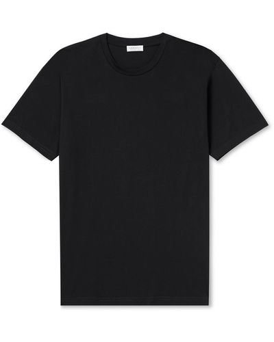 Sunspel Riviera Supima Cotton-jersey T-shirt - Black