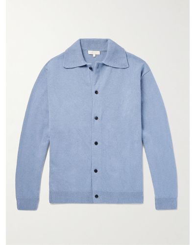 mfpen Formal Cotton Cardigan - Blue