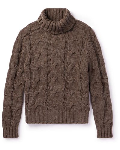 Brown Tom Ford Knitwear for Men | Lyst