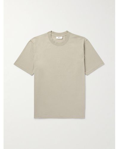 NN07 Adam 3209 Pima Cotton-jersey T-shirt - Natural