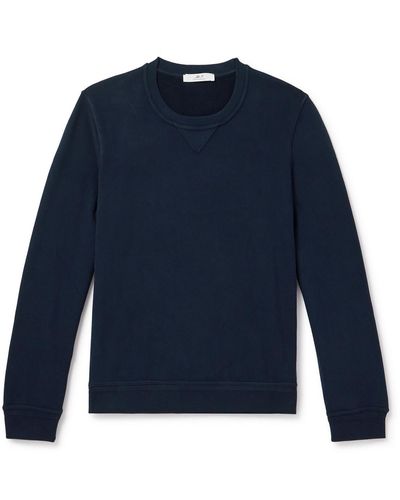 MR P. Cotton-jersey Sweatshirt - Blue