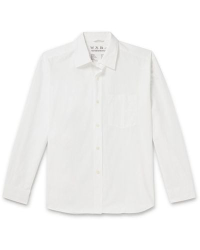 mfpen Convenient Organic Cotton-poplin Shirt - White