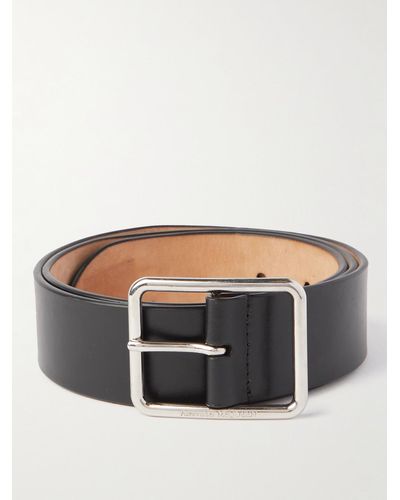 Alexander McQueen 4cm Leather Belt - Black