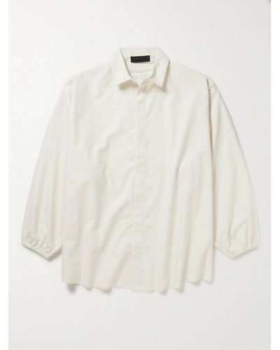 Fear Of God Hemd aus Twill aus einer Baumwollmischung - Weiß