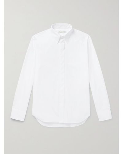 Umit Benan Richard Cotton-poplin Shirt - White
