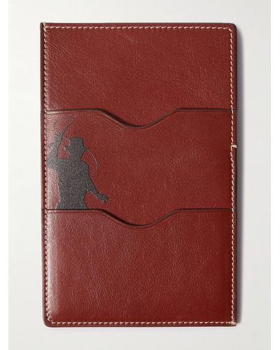 Metier Indiana Jonestm Elvis Printed Leather Travel Wallet - Red