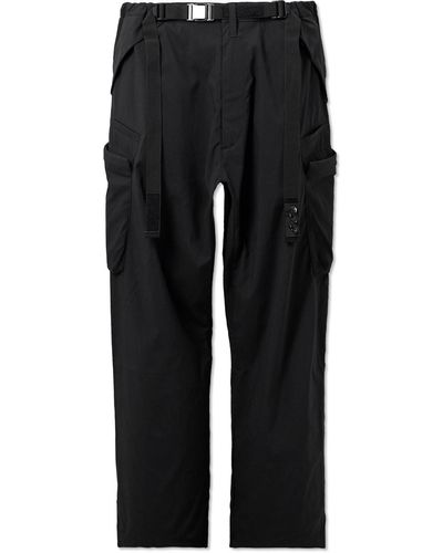 ACRONYM P55-m Belted Stretch-shell Cargo Pants - Black