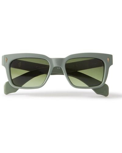 Jacques Marie Mage Molino D-frame Acetate Sunglasses - Green