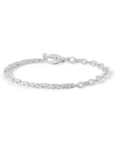 Alice Made This Romeo And Juliet Sterling Silver Chain Bracelet - White