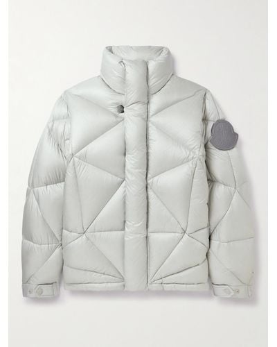 Moncler Genius Pharrell Williams Logo-appliquéd Quilted Shell Down Jacket - Grey