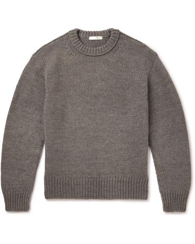 Lemaire Knitted Sweater - Gray