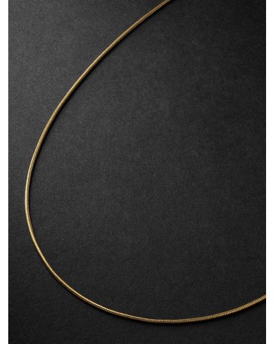 Fernando Jorge 18-karat Gold Chain Necklace - Black