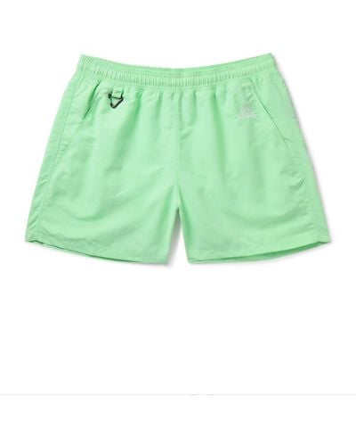 Nike Acg Reservoir Goat Wide-leg Logo-embroidered Nylon Shorts - Green