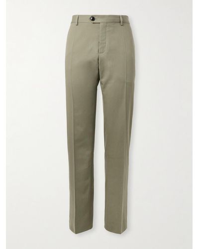 A Kind Of Guise Lyocell And Cotton-blend Twill Suit Trousers - Natural