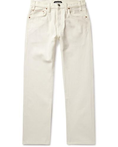 CHERRY LA Slim-fit Straight-leg Jeans - Natural