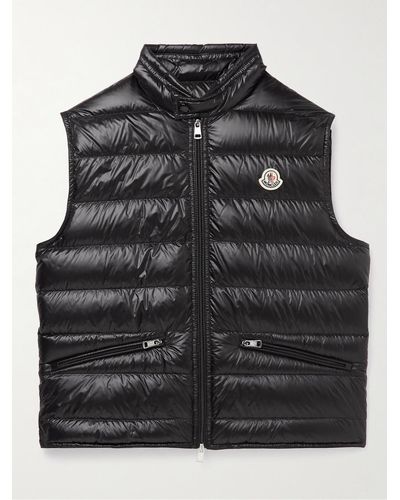 Moncler Gui Full Zip Field Vest - Black