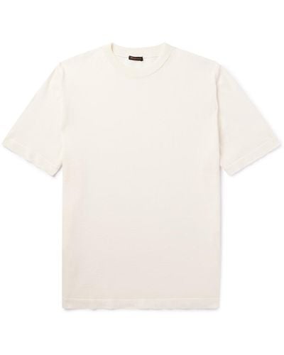 Rubinacci Slim-fit Cotton T-shirt - White