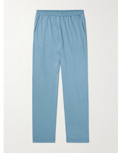 Zimmerli Pyjama-Hose aus Sea-Island-Baumwolle - Blau