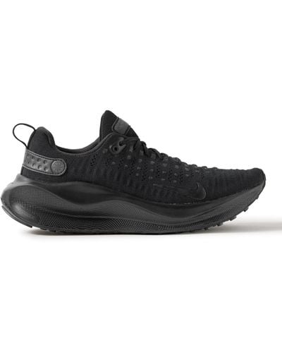 Nike React Infinity Run 4 Flyknit Sneakers - Black