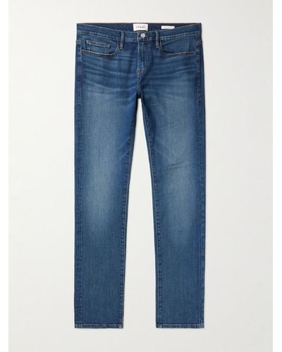 FRAME L'homme Skinny-fit Organic Jeans - Blue