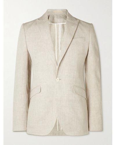 Favourbrook Ebury Linen Suit Jacket - Natural
