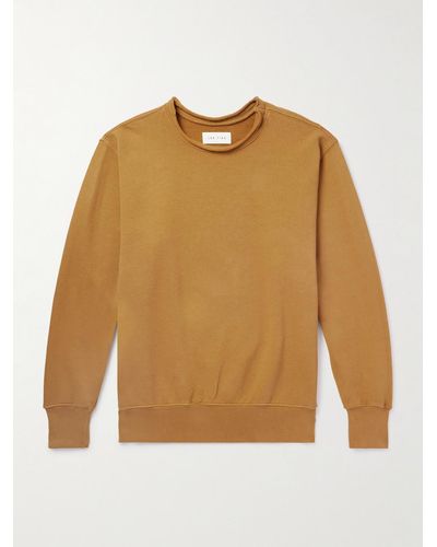 Les Tien Cotton-jersey Sweatshirt - Natural