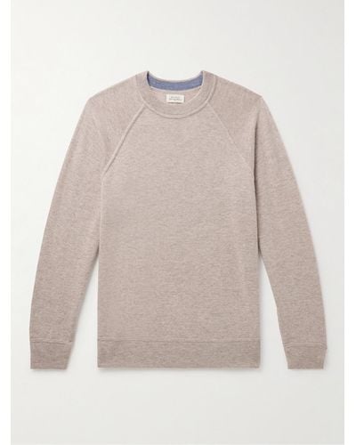 Hartford Wool And Cashmere-blend Sweater - Natural