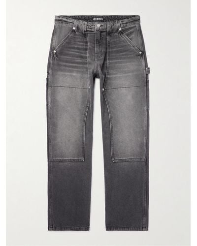 CHERRY LA Straight-leg Jeans - Grey