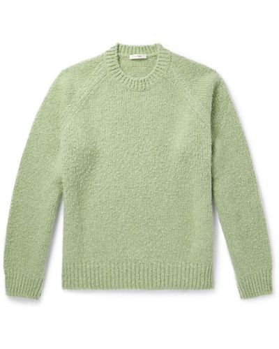 The Row Bruno Cashmere Sweater - Green
