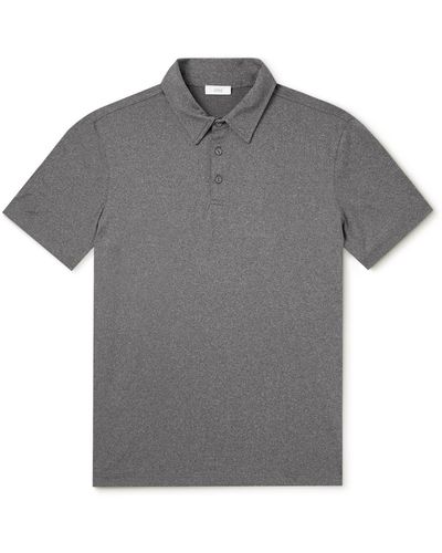 Onia Everyday Ultralite Stretch-jersey Polo Shirt - Gray