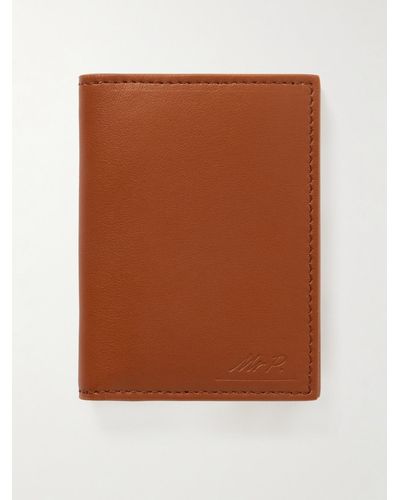 MR P. Harrison Full-grain Leather Cardholder - Brown