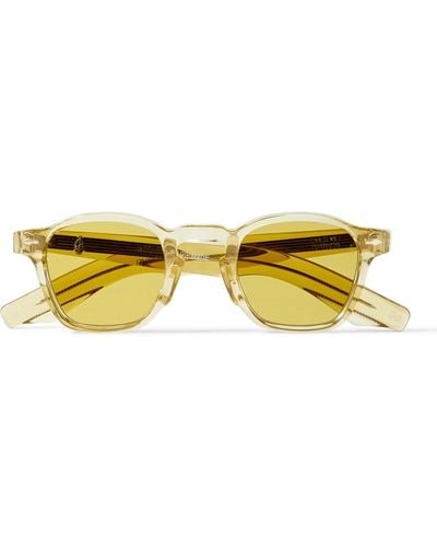 Jacques Marie Mage Zephirin D-frame Acetate Sunglasses - Yellow