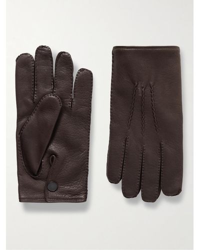 James Purdey & Sons Leather Gloves - Black