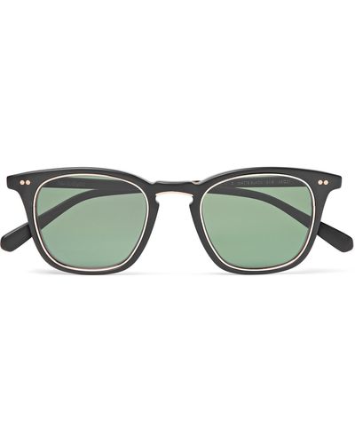Mr. Leight Getty S Square-frame Acetate Sunglasses - Black